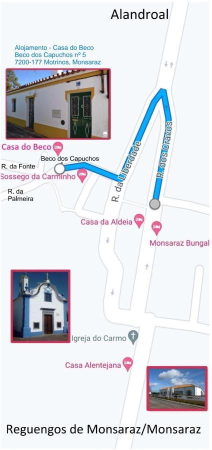 蒙萨拉什Casa Do Beco别墅 外观 照片